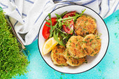Crab Cakes with Garlic-Lemon Aioli