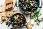 Garlic-Dill Mussels