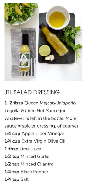 Queen Majesty Jalapeño Tequila & Lime Hot Sauce