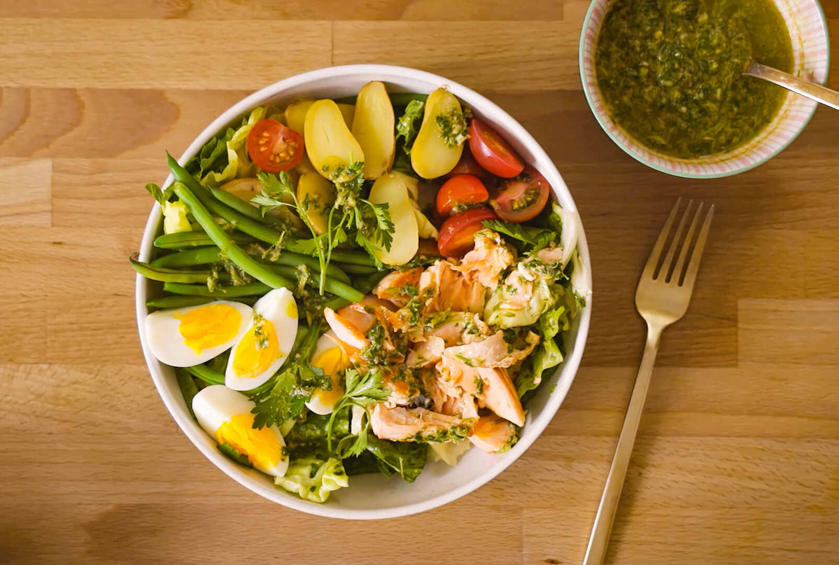 Salmon Nicoise Salad with LemonDill Dressing — Granville Island Spice Co.