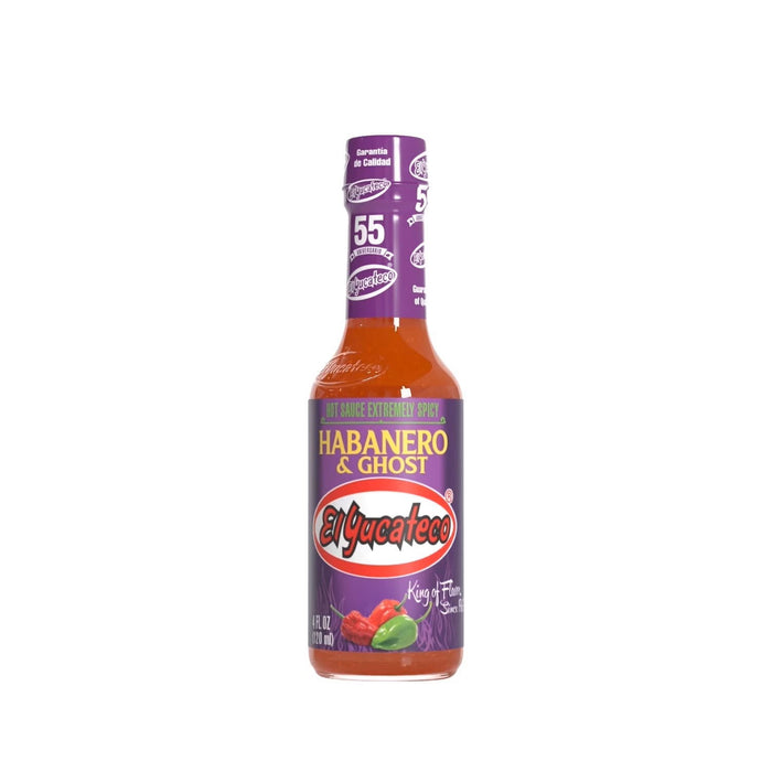 El Yucateco Habanero & Ghost Hot Sauce, 4oz.