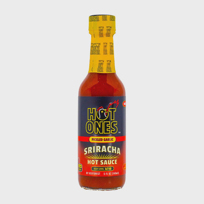 Hot Ones Pickled Garlic Sriracha Hot Sauce