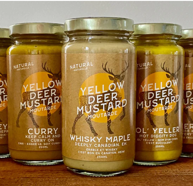 Yellow Deer Whisky Maple Mustard