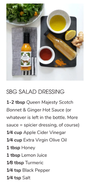 Queen Majesty Scotch Bonnet & Ginger Hot Sauce
