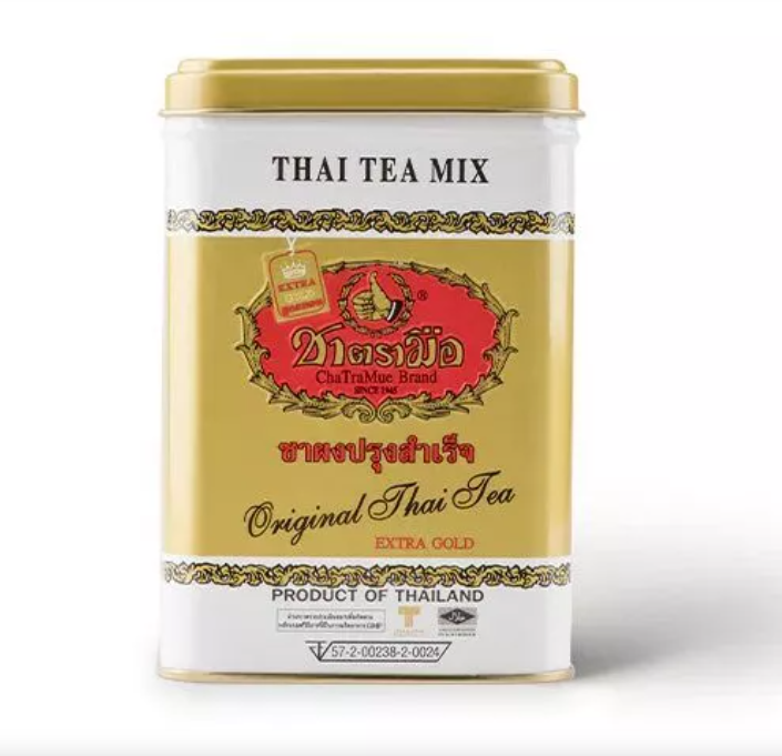 ChaTraMue Extra Strong Thai Tea, Gold Tin