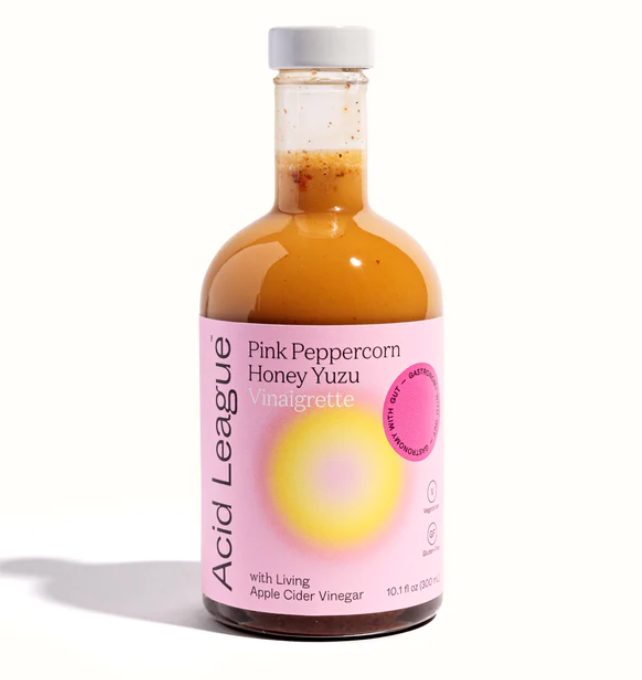 Pink Peppercorn Honey Yuzu Viniagrette