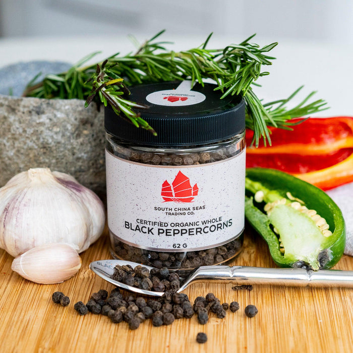 Black Peppercorns, Organic Granville Island Spice Co. - South China Seas Trading Co.