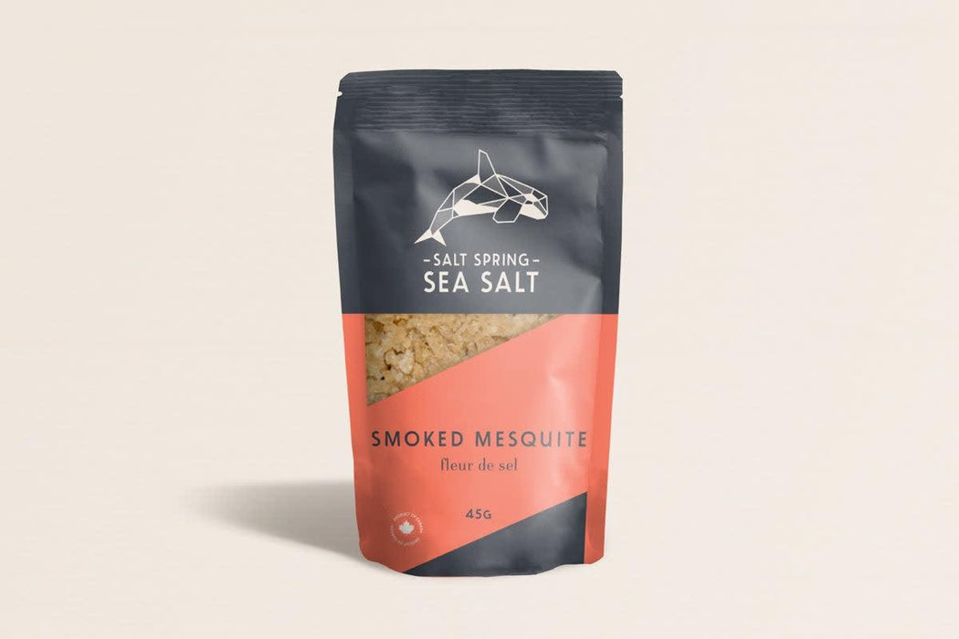 Fleur De Sel, Smoked Mesquite Salt Spring Sea Salt - South China Seas Trading Co.