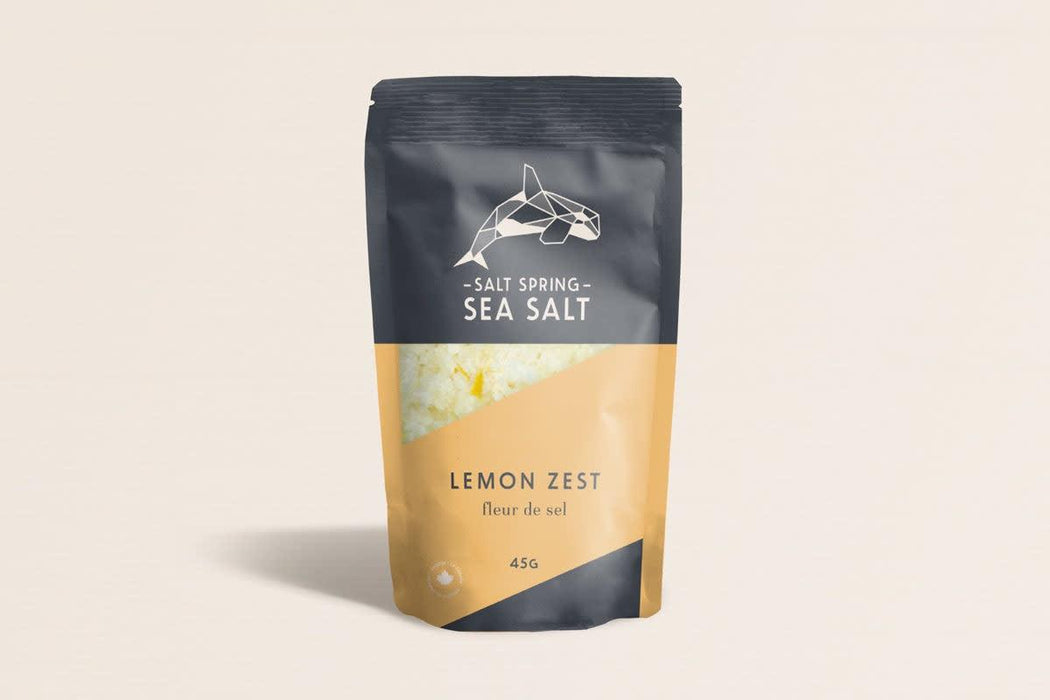 Fleur De Sel, Lemon Zest Salt Spring Sea Salt - South China Seas Trading Co.